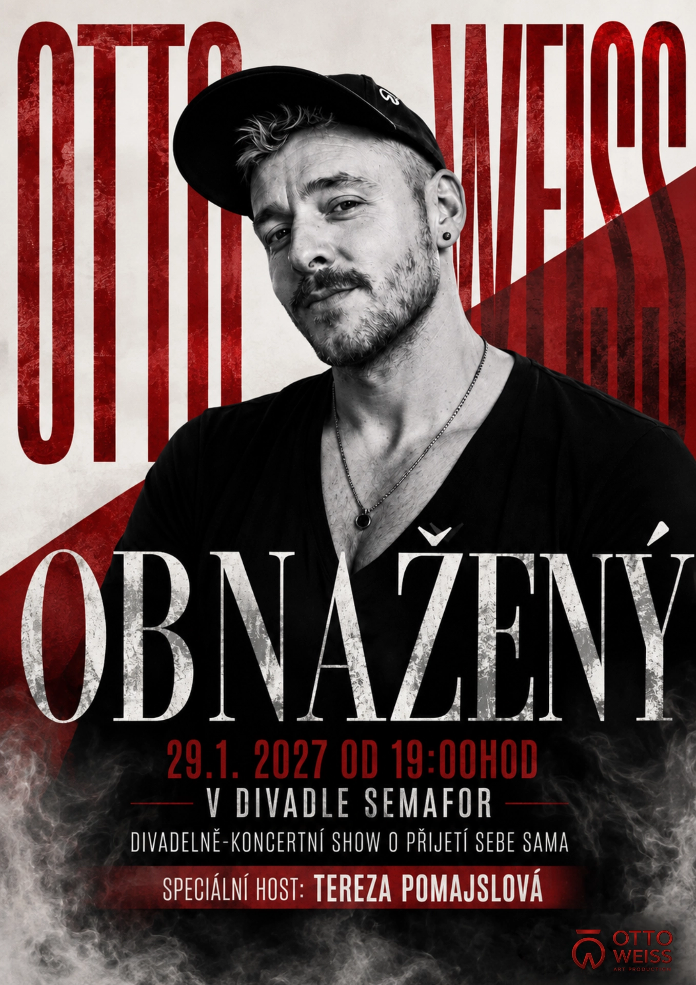 Poster for the theatrical concert show LAID BARE